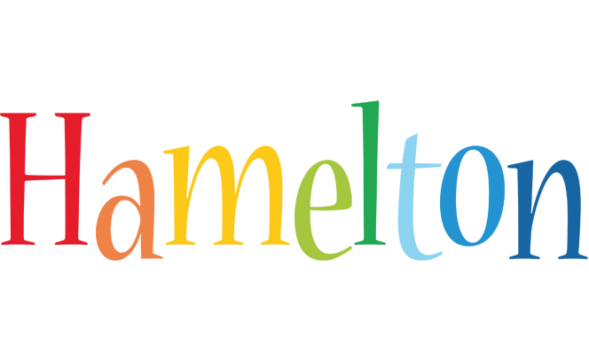 Hamelton birthday logo