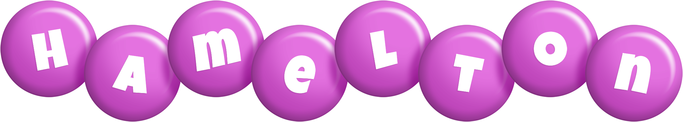 Hamelton candy-purple logo