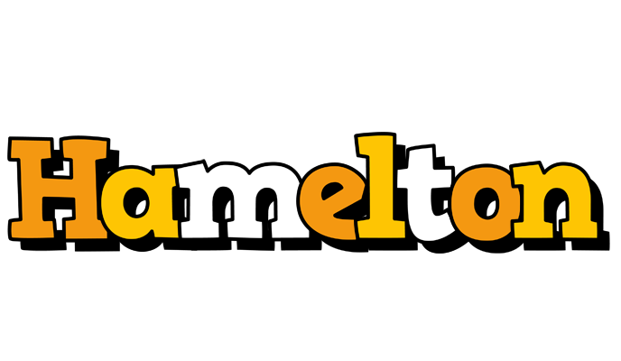 Hamelton cartoon logo