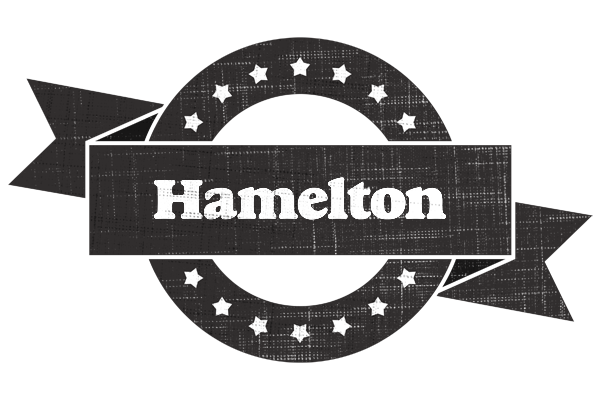 Hamelton grunge logo