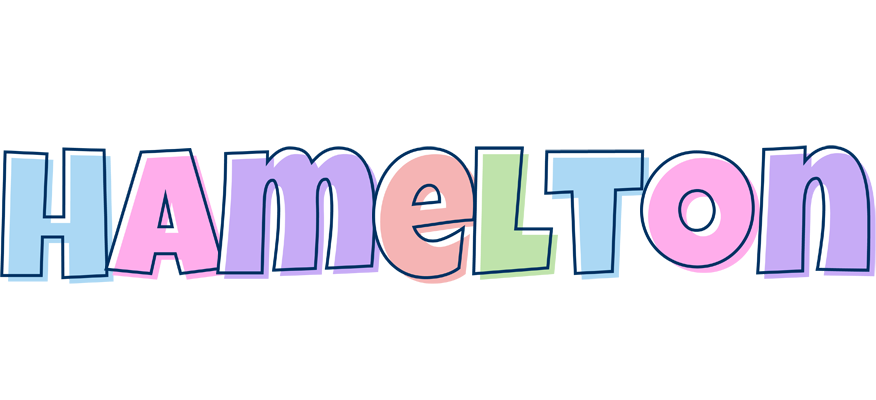 Hamelton pastel logo