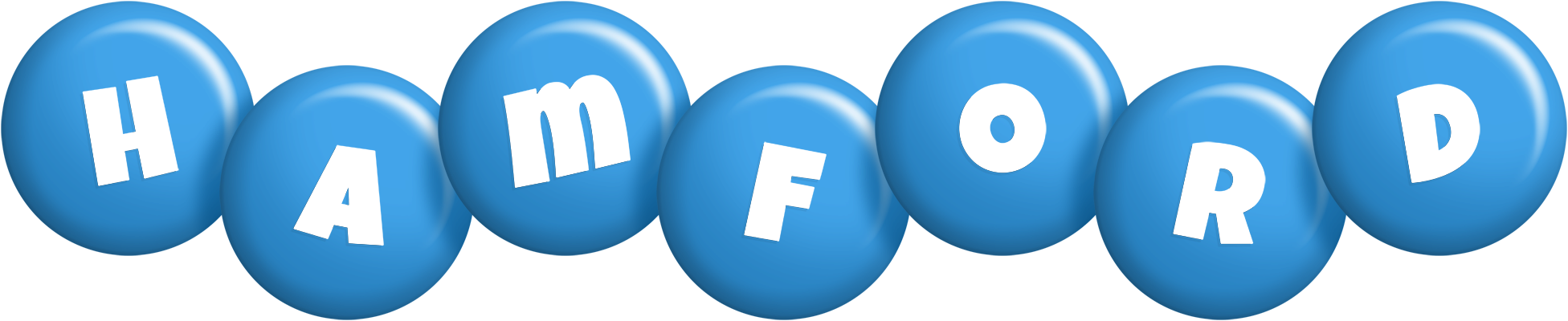 Hamford candy-blue logo