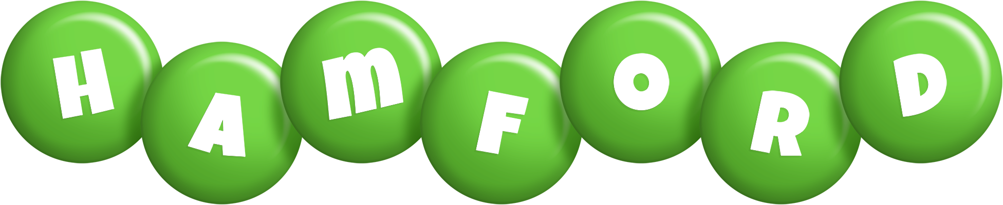 Hamford candy-green logo