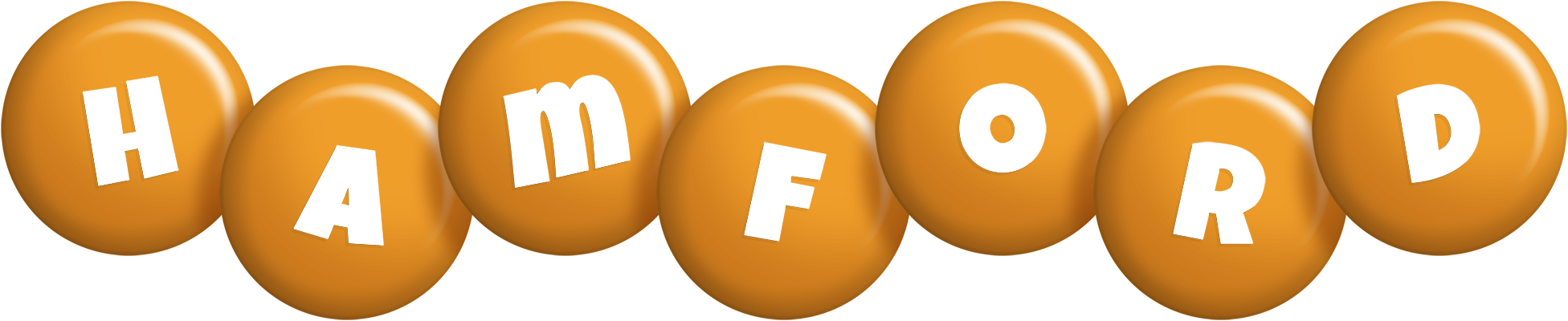 Hamford candy-orange logo