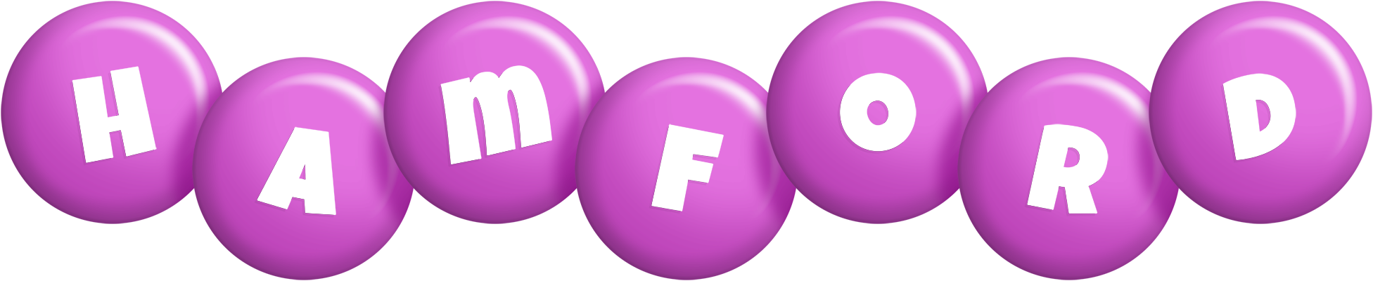 Hamford candy-purple logo