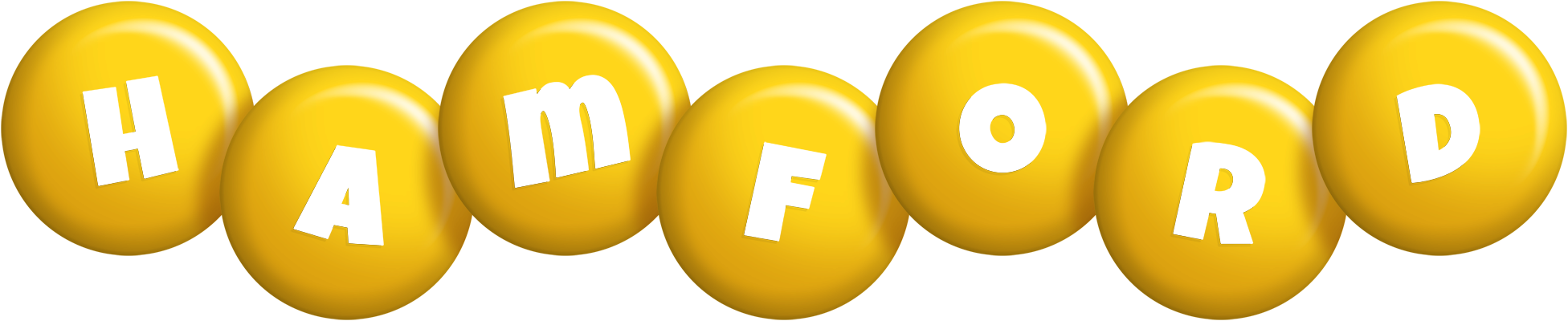 Hamford candy-yellow logo