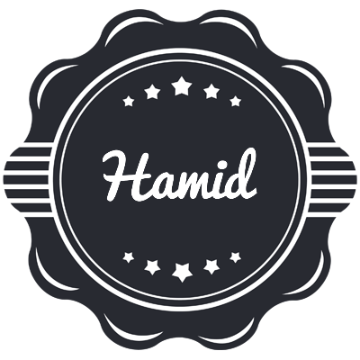 Hamid badge logo