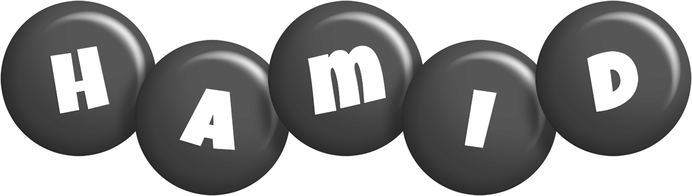 Hamid candy-black logo