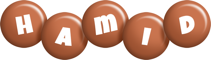 Hamid candy-brown logo