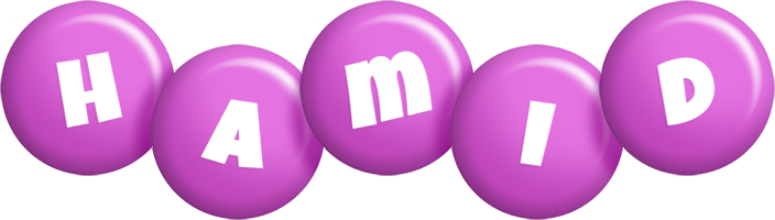 Hamid candy-purple logo