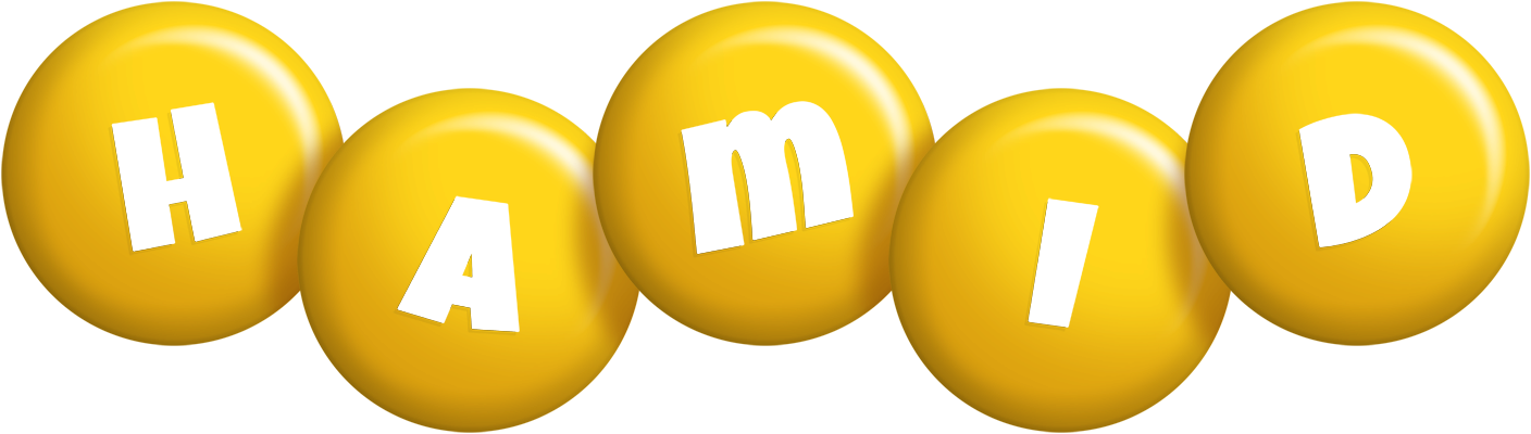 Hamid candy-yellow logo
