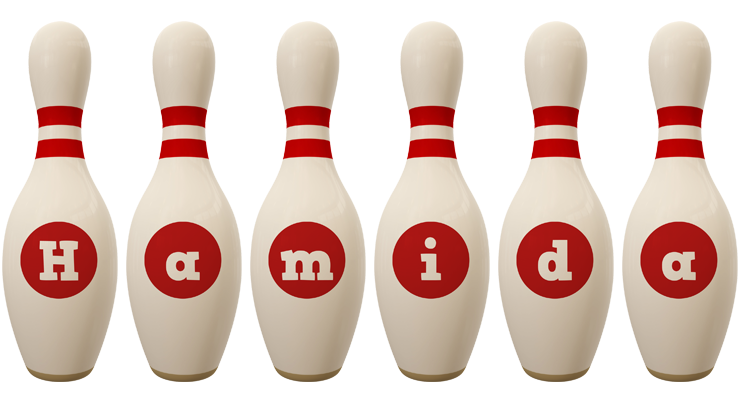 Hamida bowling-pin logo