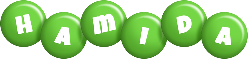 Hamida candy-green logo