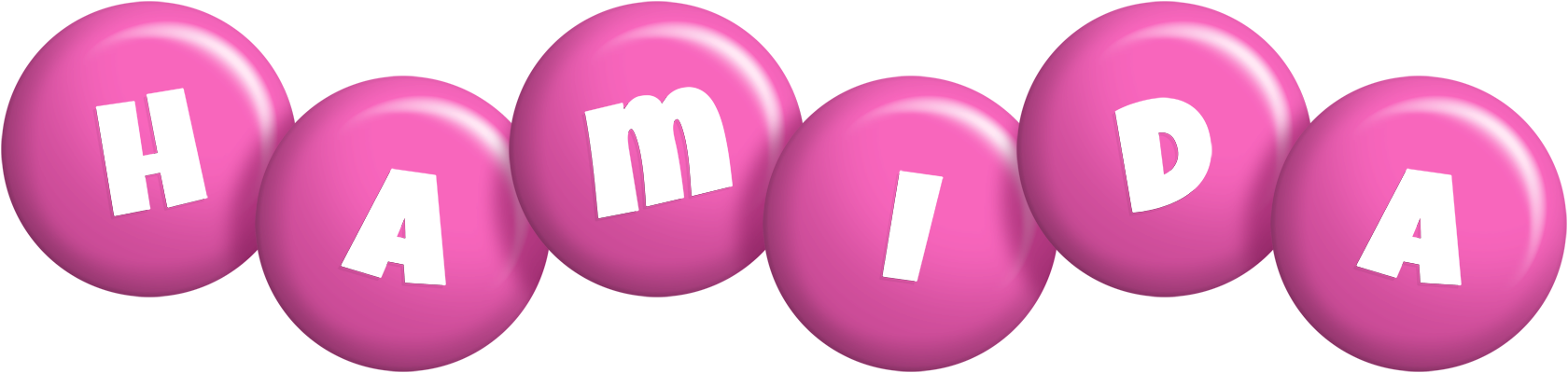 Hamida candy-pink logo