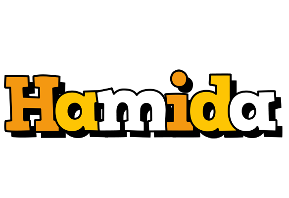 Hamida cartoon logo