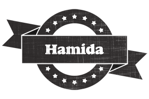 Hamida grunge logo