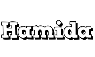 Hamida snowing logo