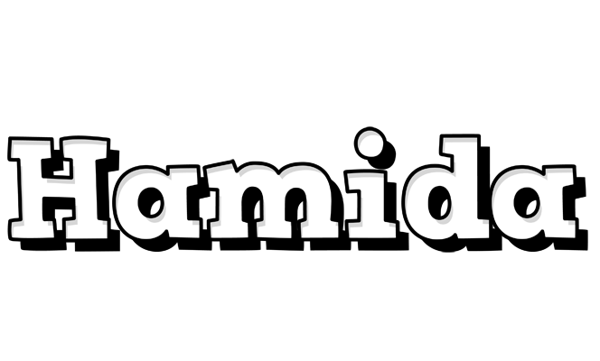 Hamida snowing logo