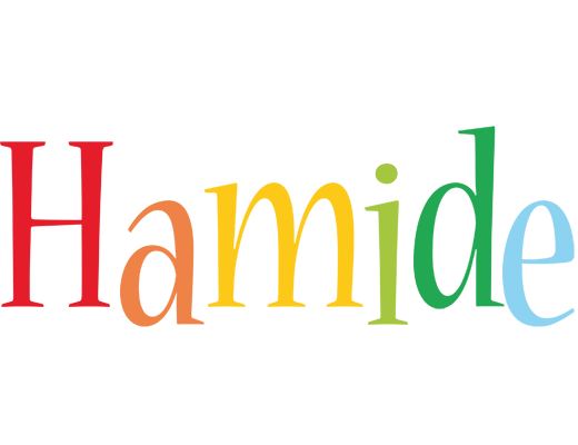 Hamide birthday logo