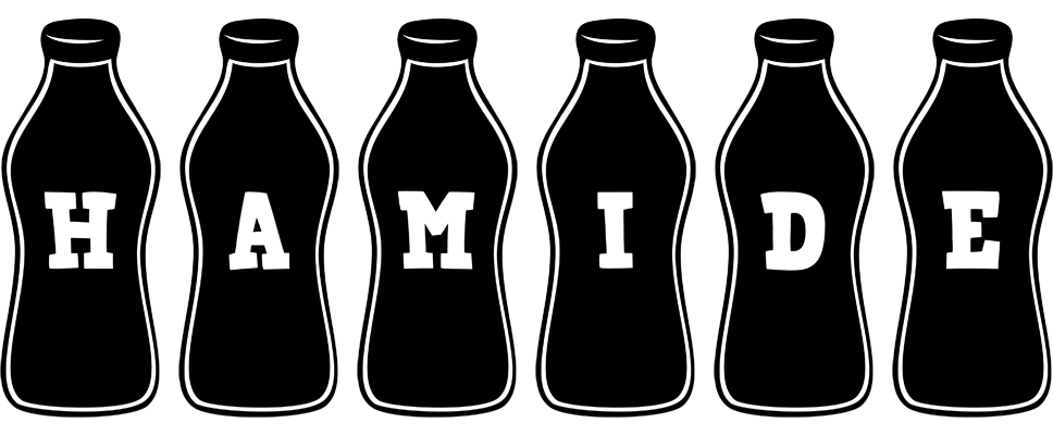 Hamide bottle logo