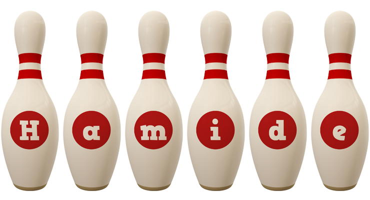 Hamide bowling-pin logo
