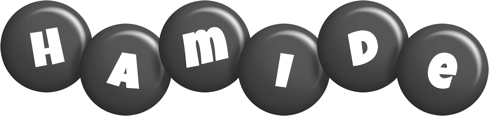 Hamide candy-black logo