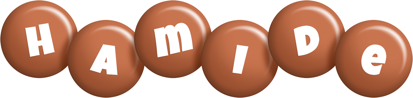 Hamide candy-brown logo