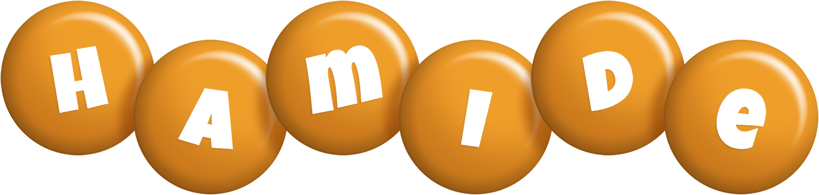 Hamide candy-orange logo