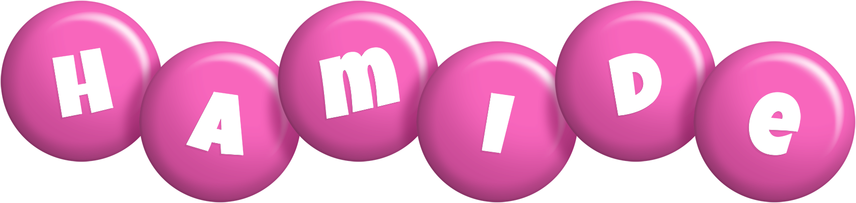 Hamide candy-pink logo