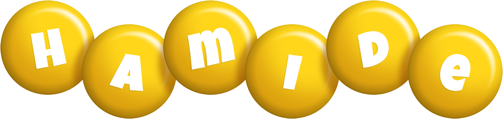 Hamide candy-yellow logo
