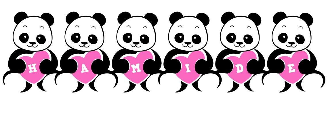 Hamide love-panda logo
