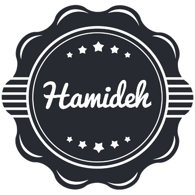 Hamideh badge logo