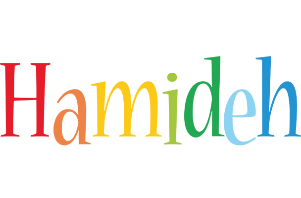 Hamideh birthday logo