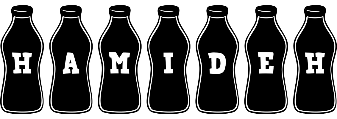 Hamideh bottle logo