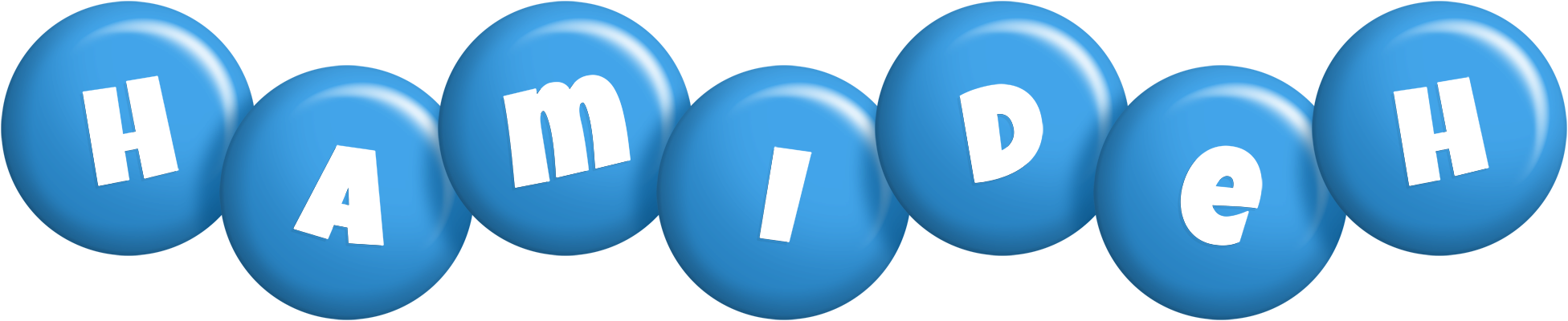 Hamideh candy-blue logo