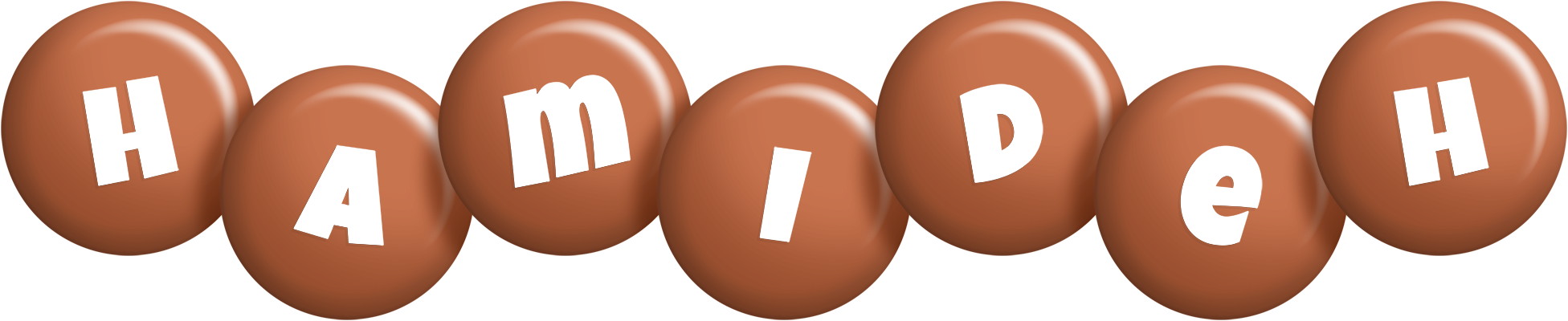 Hamideh candy-brown logo