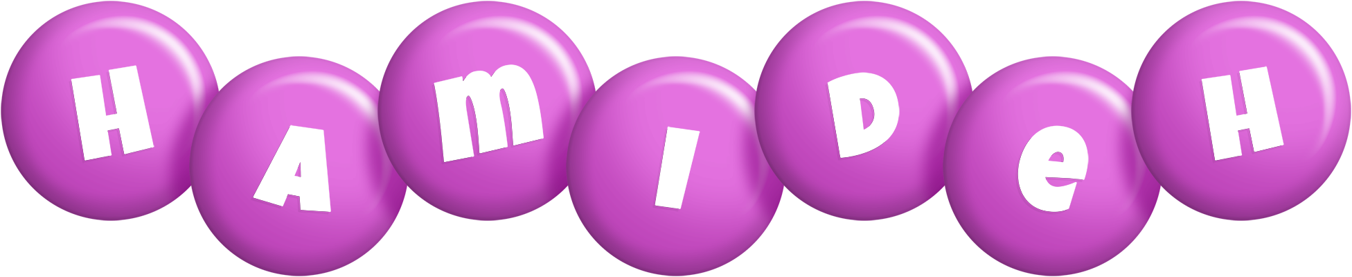Hamideh candy-purple logo