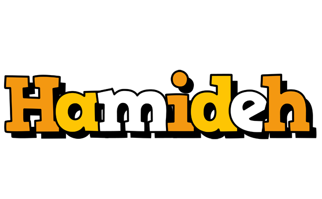 Hamideh cartoon logo