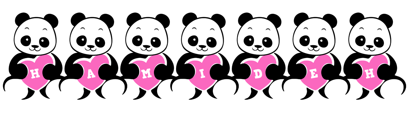Hamideh love-panda logo
