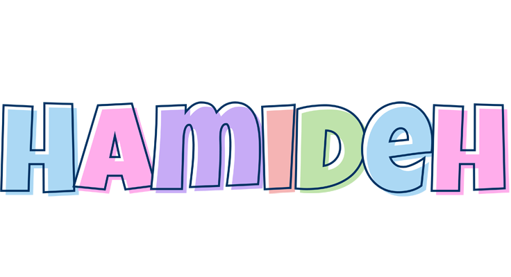 Hamideh pastel logo