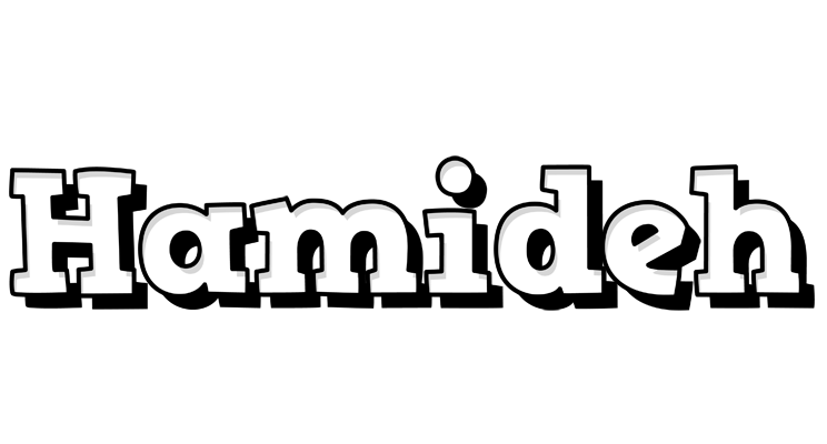 Hamideh snowing logo