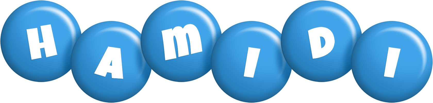 Hamidi candy-blue logo
