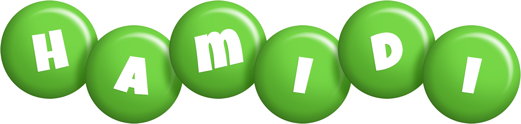 Hamidi candy-green logo
