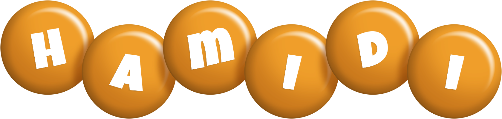 Hamidi candy-orange logo