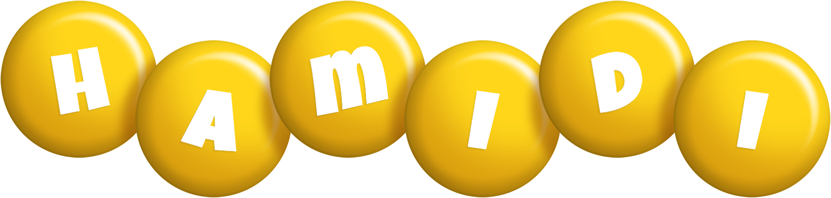 Hamidi candy-yellow logo