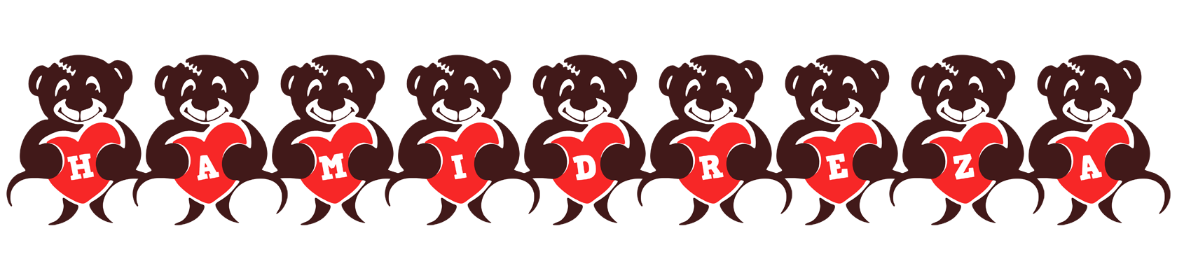 Hamidreza bear logo