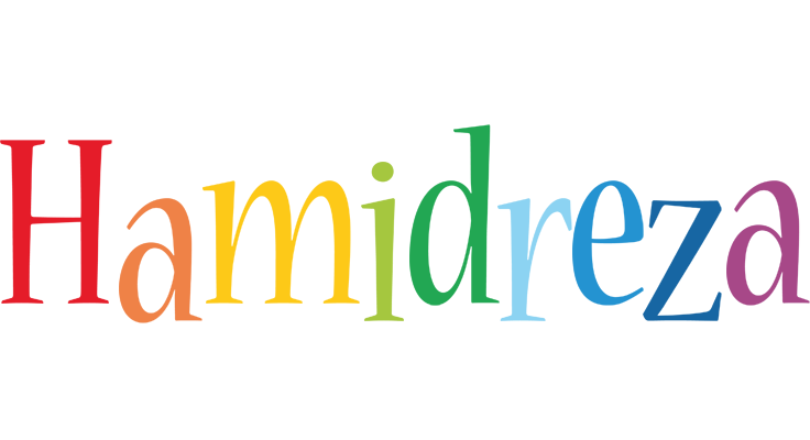 Hamidreza birthday logo