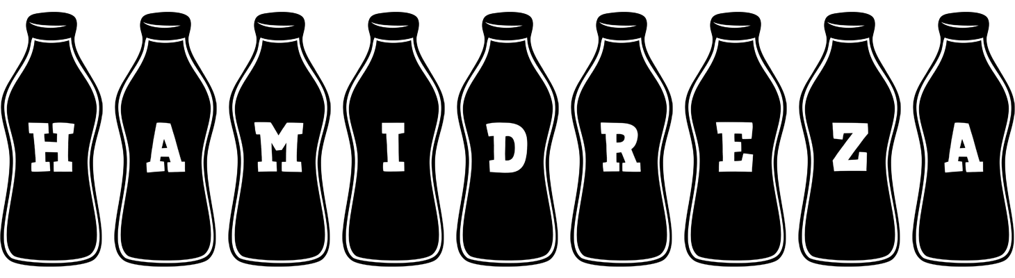 Hamidreza bottle logo
