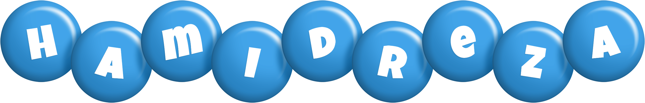 Hamidreza candy-blue logo