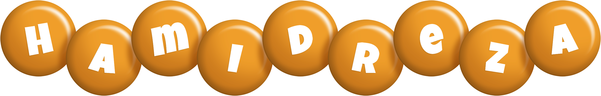 Hamidreza candy-orange logo